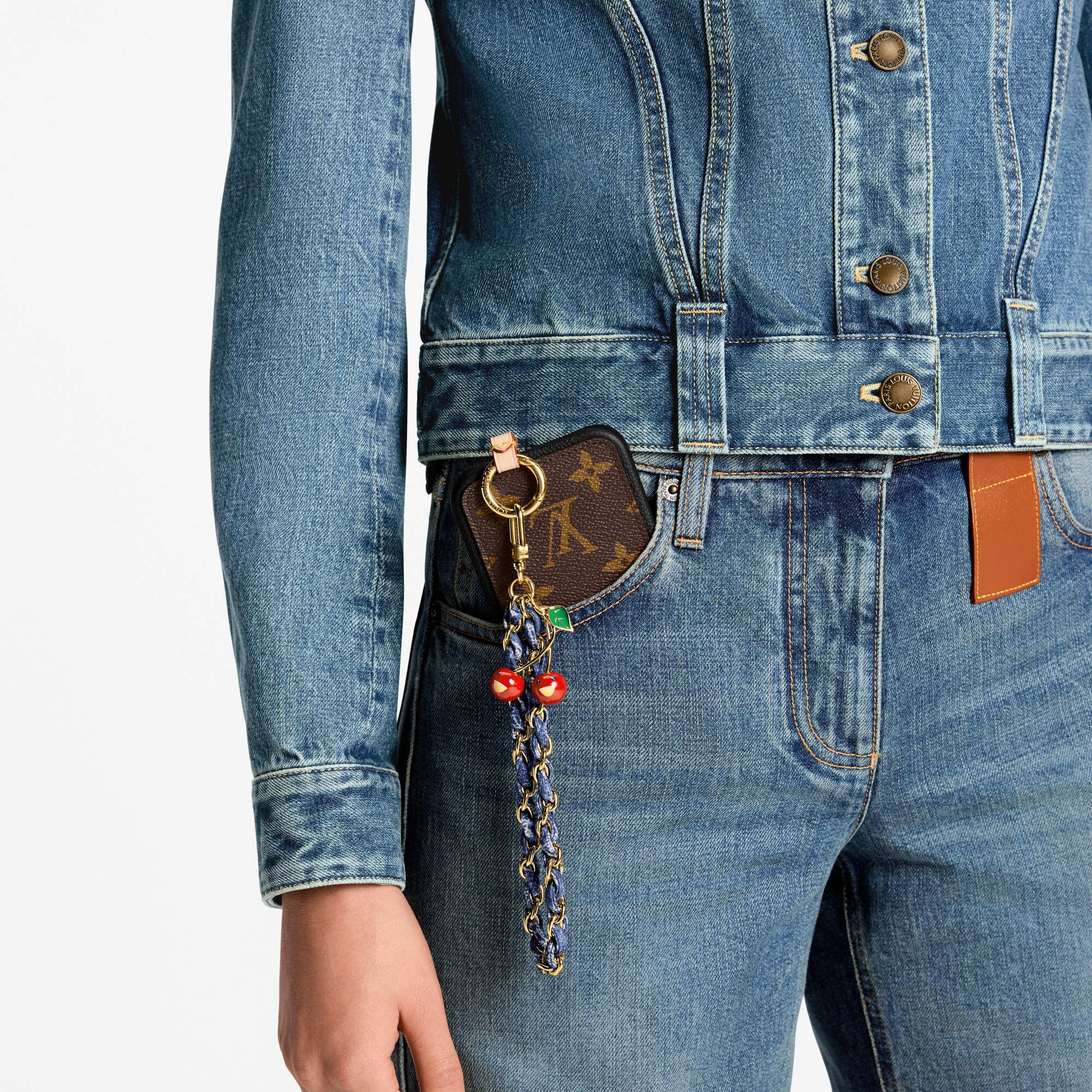 LV x TM Porta-celular Denim Cerise S00 - Acessórios | LOUIS VUITTON ®